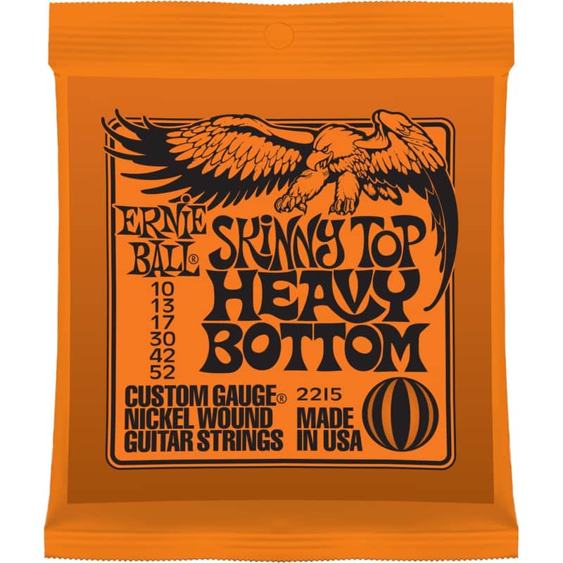 Ernie Ball 2215 Skinny Top Heavy Bottom Electric String Set, 10-52 image 1
