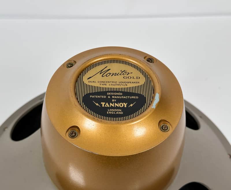 Tannoy LSU/HF/12/8 Monitor Gold Speaker and Crossover | Reverb