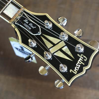 1974 Gibson Les Paul Custom Electric Guitar Black Ebony w/ Nickel Hardware + OHSC image 11