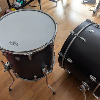 Ludwig Keystone Drum Kit 2017 in Black 20/16/13 "Super Beat" + Atlas Cases image 5