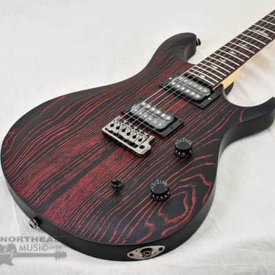 PRS SE Swamp Ash CE 24 Sandblasted Limited Edition - Red (s/n: 4143) image 7