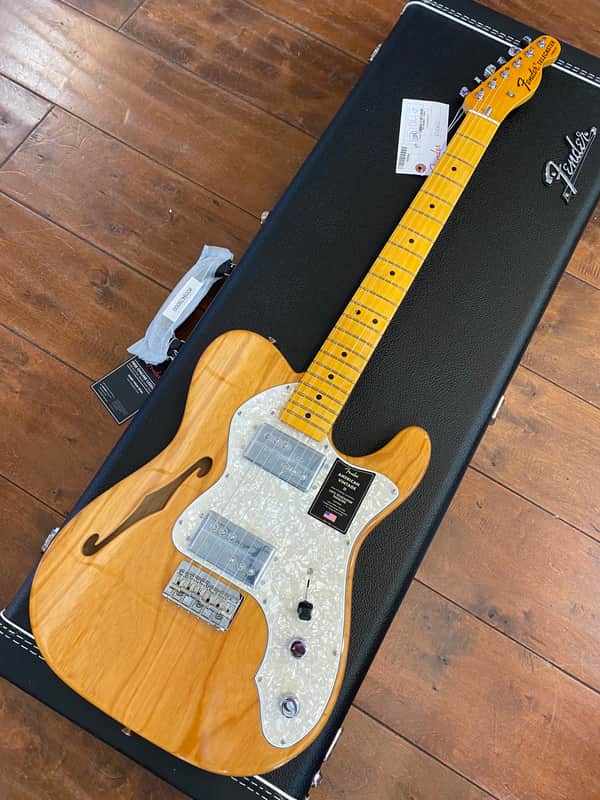 Fender American Vintage II 1972 Telecaster Thinline MN AGN #V10611 (7lbs, 12.7oz)  0110392834 image 1