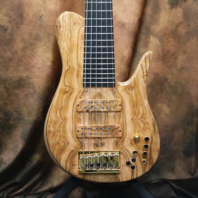 Fodera Imperial 6 Elite Custom Olive image 1