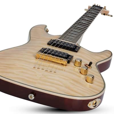 Schecter Omen Extreme-6 Electric Guitar. Gloss Natural image 12