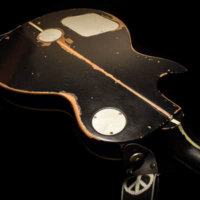 Dax&Co. Heavy Aged Neil Young "Old Black" style Gibson Les Paul Guitar Relic W/ Case! image 16