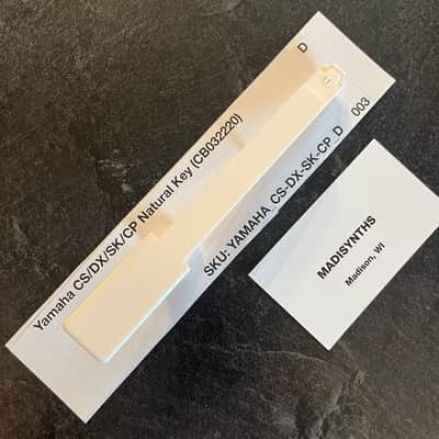 ORIGINAL Yamaha Replacement D Key (CB032220) for CS70M, CS5, CS15, CS15D, CS20, CS20M, CS40M, DX9, DX21, DX27, DX27S, SK20, SK30, CP10, CP11, CE20, PS10, PS20, YK10, and more