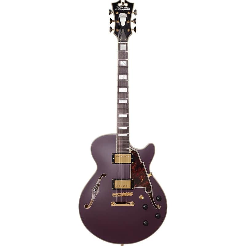 D'Angelico Deluxe SS Semi-Hollow Single Cutaway with Stop-Bar Tailpiece image 1