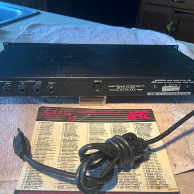 ART Multiverb LT Effects processor with original effects list/quick start guide, and rack mount bolts and washers. image 5
