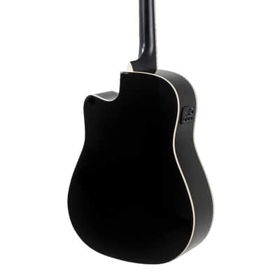 Ovation Applause Wood Classic Dreadnought Black Gloss Electro (AED96-5HG) image 3