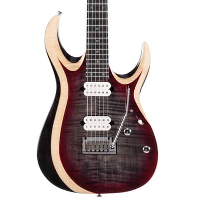 Cort X700DUALITYII-LVB X Series Duality II Double Cutaway Electric Guitar. Lava Burst image 1
