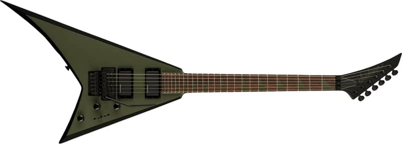 Jackson X SERIES RHOADS RRX24 2023 - Matte Army Drab with Black Bevels image 1