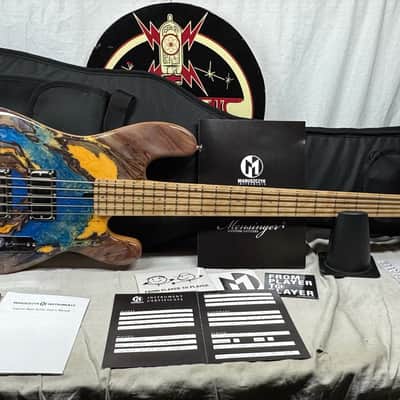 Maruszczyk Custom Jake TB 5p tb5p Thunderbird 5-string Bass with COA + Gig Bag 2025 - Living Color image 1
