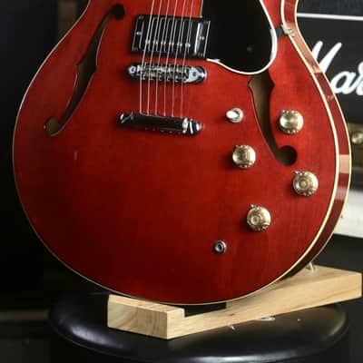 Vintage 1979 Yamaha SA-700, (ES-335 Style) Made in Japan - Persimmon Red image 3