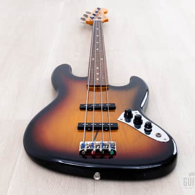 2000 Fender Jazz Bass Fretless '62 Vintage Reissue JB62-77FL w/ USA Pickups, Japan CIJ, Jaco image 11