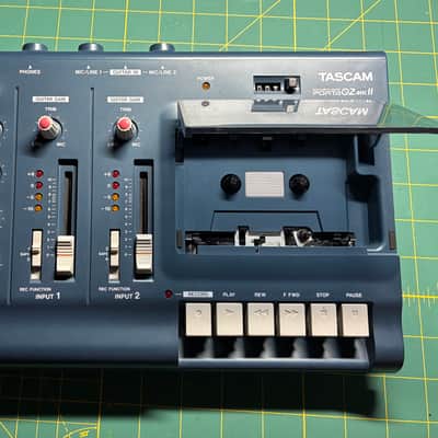 TASCAM Porta 02 mkII Ministudio 4-Track Cassette Recorder 2000s - Blue image 7