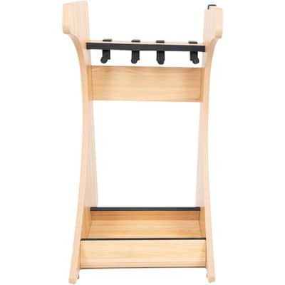 Gator Frameworks Elite Series 3 to 4-Space Guitar & Instrument Case Combo Rack Natural Maple Matte Finish image 3