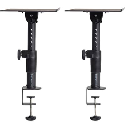Gator Frameworks GFWSPKSTMNDSKCMP Clamp-On Studio Monitor Stand (Pair) image 3