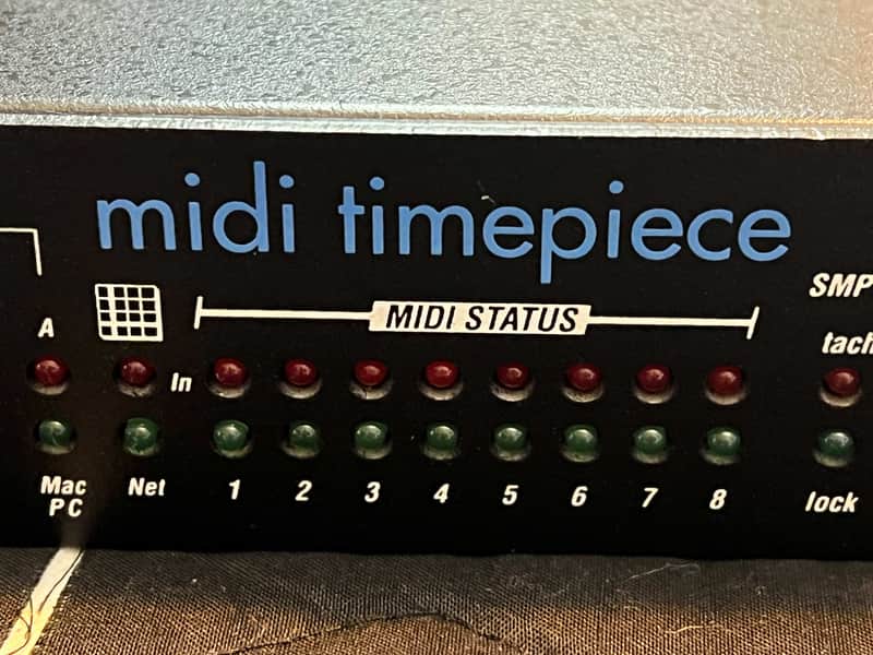 MIDI MOTU MTP AV Time Piece 8 Channel MIDI Interface for Mac and PC with Timecode - Black image 1
