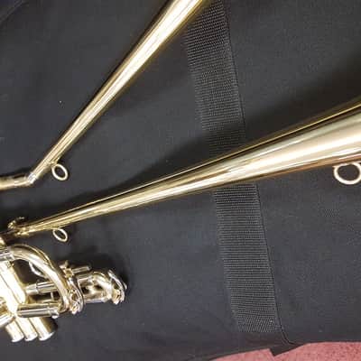Berkeley 3 in 1 Jazz Bent Trumpet in C ( w/2nd Herald Bell) image 3