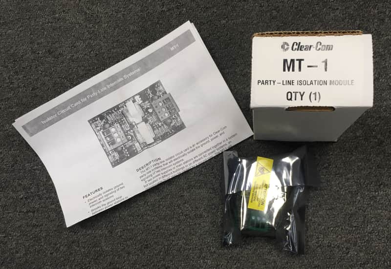 Clear-Com MT-1 (guessing 2005) image 1