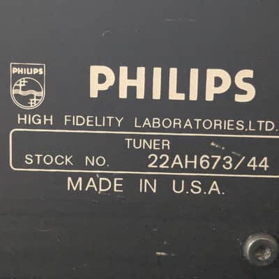 Philips High Fidelity Laboratories AM/FM Tuner 673 image 7