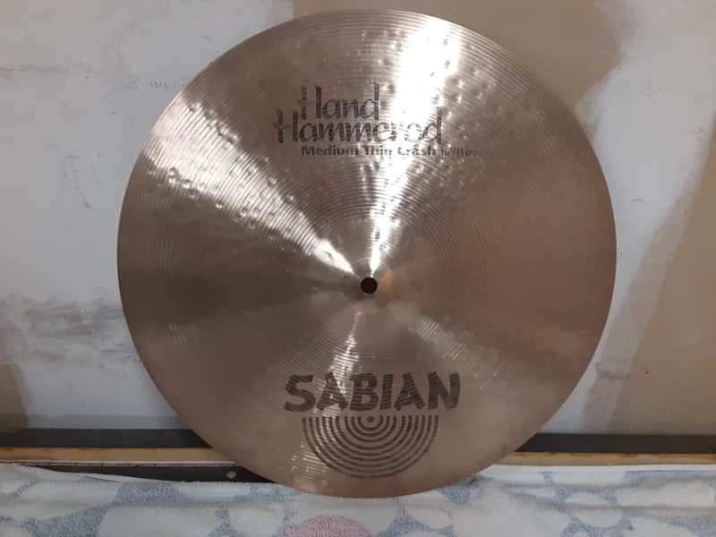 Sabian 16" Hand Hammered Medium-Thin Crash Cymbal image 1