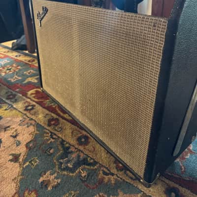 1974 Fender Twin Reverb Cabinet with pair of JBL D120f Orange speakers image 8
