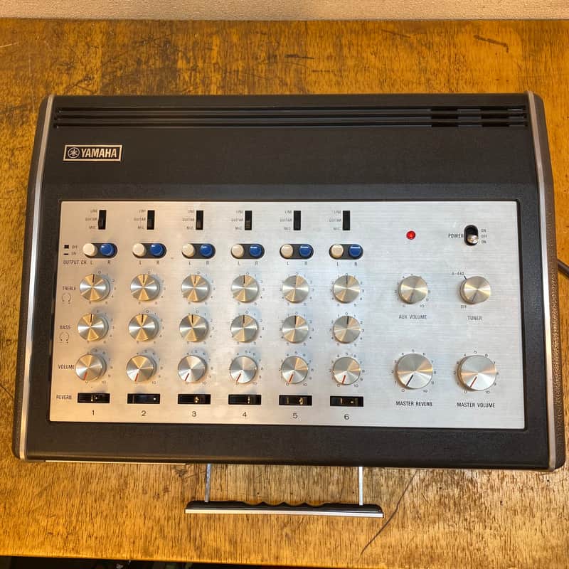 Yamaha EM-70 6 channel mixer with built in reverb, Aux in, Rec out