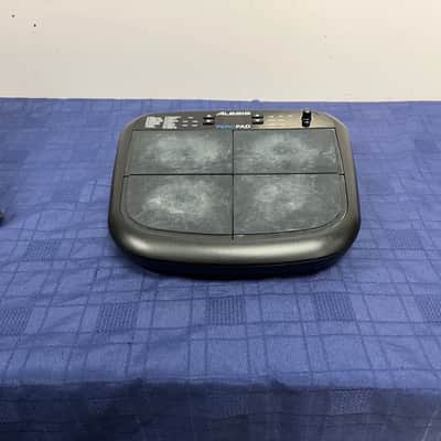 Used Alesis PercPad Compact Four Pad Percussion Instrument Drum Pad with AC Adapter image 3