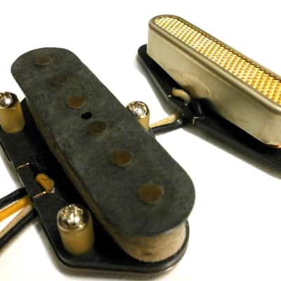 Telecaster Pickups SET Aged Relic FOIL Alnico V A5 Vintage Tele Bridge Neck Fits Fender Squire Q image 6