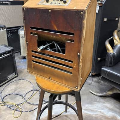 Vintage 1930s Epiphone Electar Zephyr Tube Combo Amp - Floral Grille, Art Deco Cabinet image 3