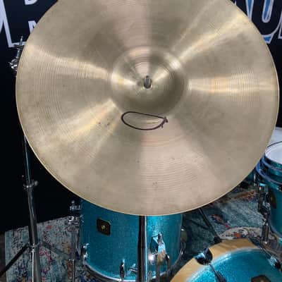 Zildjian - 18" A Crash Cymbal (Cracked) 1350g 1960s - Natural image 11