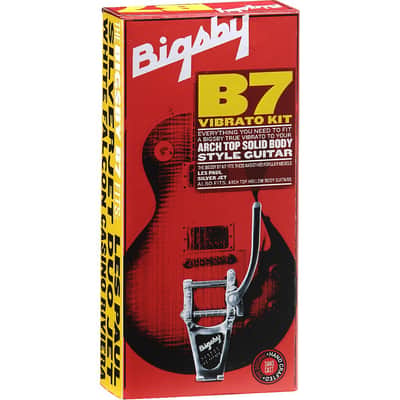 Bigsby B7 Vibrato Kit - Arch Top Solid-Body Guitars Regular Chrome image 2