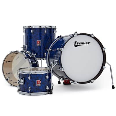 Premier Artist Heritage Series 18" Four-Piece Birch Drum Shell Pack Blue Pearl PAH18-4SPBPW image 3