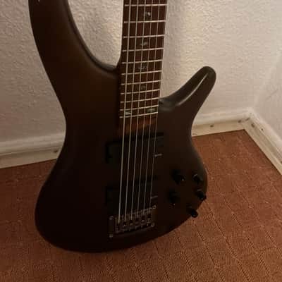 Ibanez SRC6-WNF Bass Workshop Soundgear 2017 Walnut Flat image 13