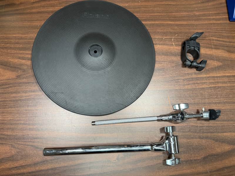 Roland CY-15R 3 Way Trigger V-Cymbal Ride V-Drum Pad w/Boom Arm & Clamp BU86245