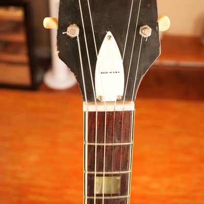1966 Harmony H70 Meteor with Bigsby - Sunburst image 5