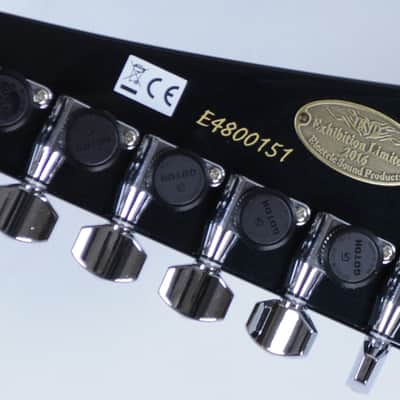 ESP M-II 2016 Exhibition Japan Custom Shop Guitar in Liquid JEM Green Finish image 14