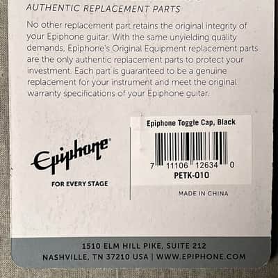 Epiphone PETK-010 Toggle Cap Black image 2