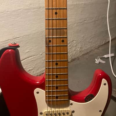 Torino Red Squier II Standard Stratocaster with Maple Fretboard (Made in Korea) 1989 - 1992 image 11