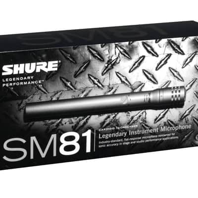 Shure SM81-LC Unidirectional Cardioid Condenser Studio Instrument Microphone image 6