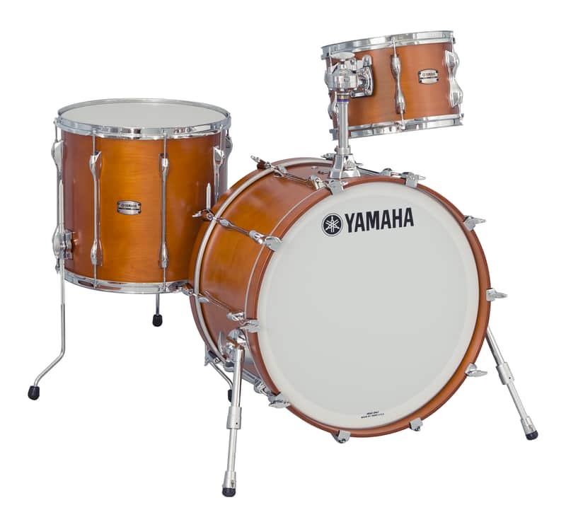 Yamaha RECORDING CUSTOM 3pc Drum Shell Set w/22x14 Bass, Real Wood Finish - In Stock! image 1