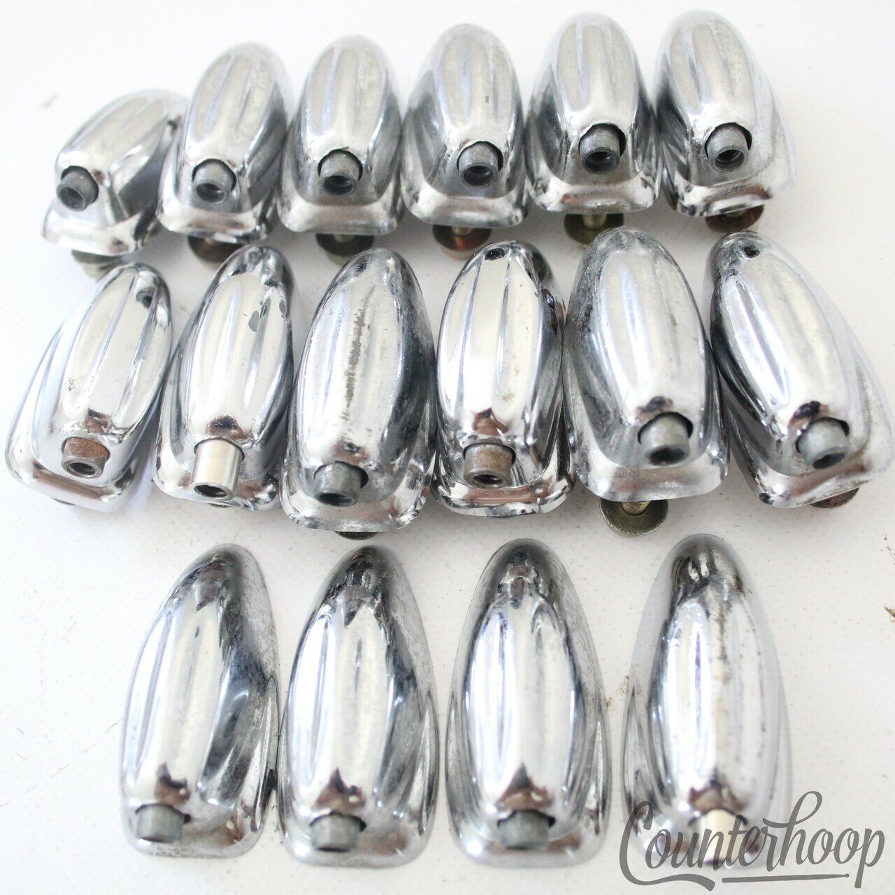 Pearl 16x Tom/Snare Drum Lugs Vintage 60s Japan Slingerland Sound King-Copy Set — main photograph