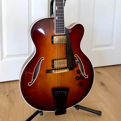 Trenier Custom Jazz Guitar 2008 Dark Sunburst image 1