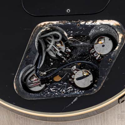 1985 Greco EGC68-500 Custom Black Beauty Vintage Guitar w/ Screamin PAFs & Case, Japan Fujigen image 15