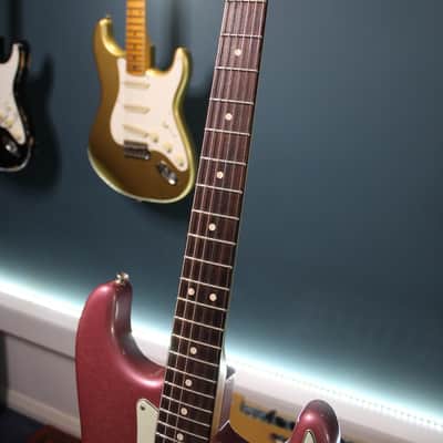 Fender CS Masterbuilt 63 Stratocaster Closet Classic by Greg Fessler 2015 - Burgundy Mist image 6