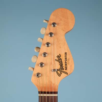 1960s Vintage Fender Newporter Acoustic Guitar Mahogany w/ Case Excellent Con. image 5