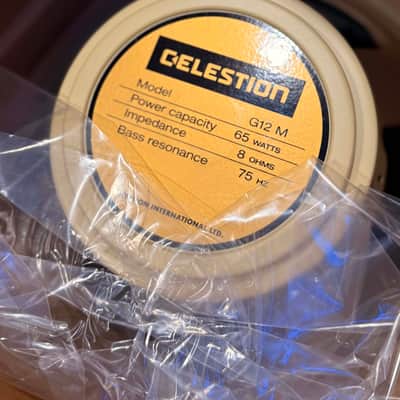 Celestion G12M-65 12" Classic Series Creamback 65W 8 Ohm Speaker 2010s Cream image 2