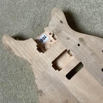 Unfinished DIY Double Cutaway Guitar Basswood Body image 10