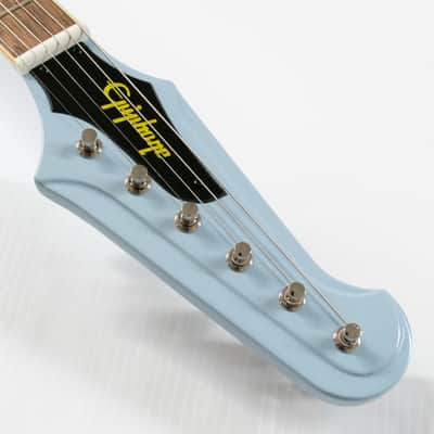 Epiphone 1963 Firebird V Electric Guitar - Frost Blue image 8